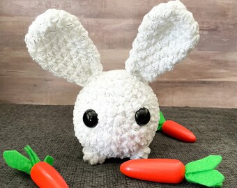 Chonky Bunny Bean Crochet Pattern, Downloadable PDF Rabbit Crochet Pattern DIY