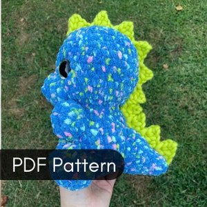 Tiny Terror, Crochet Dinosaur Pattern, Market Prep, Beginner Amigurumi, Beginner Crochet