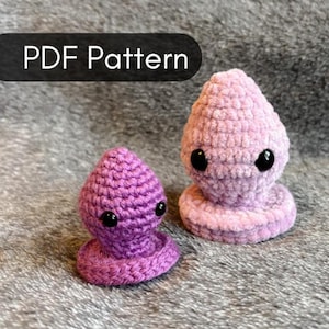 Patrón de crochet sin costuras, tapón anal, peluche para adultos, no apto para el trabajo, regalo de broma