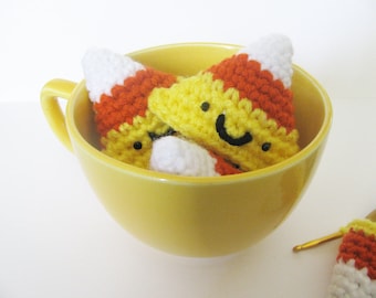 Crochet Pattern - Wee Candy Corn - PDF PATTERN DOWNLOAD