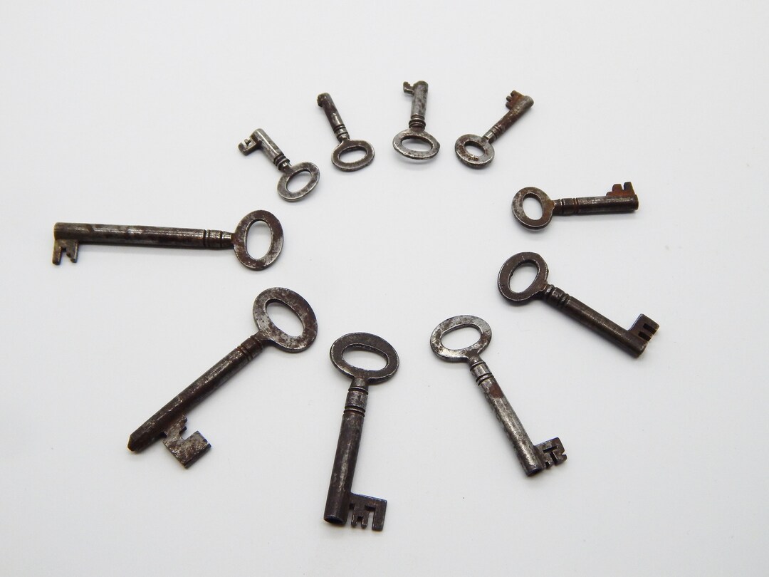 Antique Barrel Lock Keys X 10 Small Box or Keys in Etsy