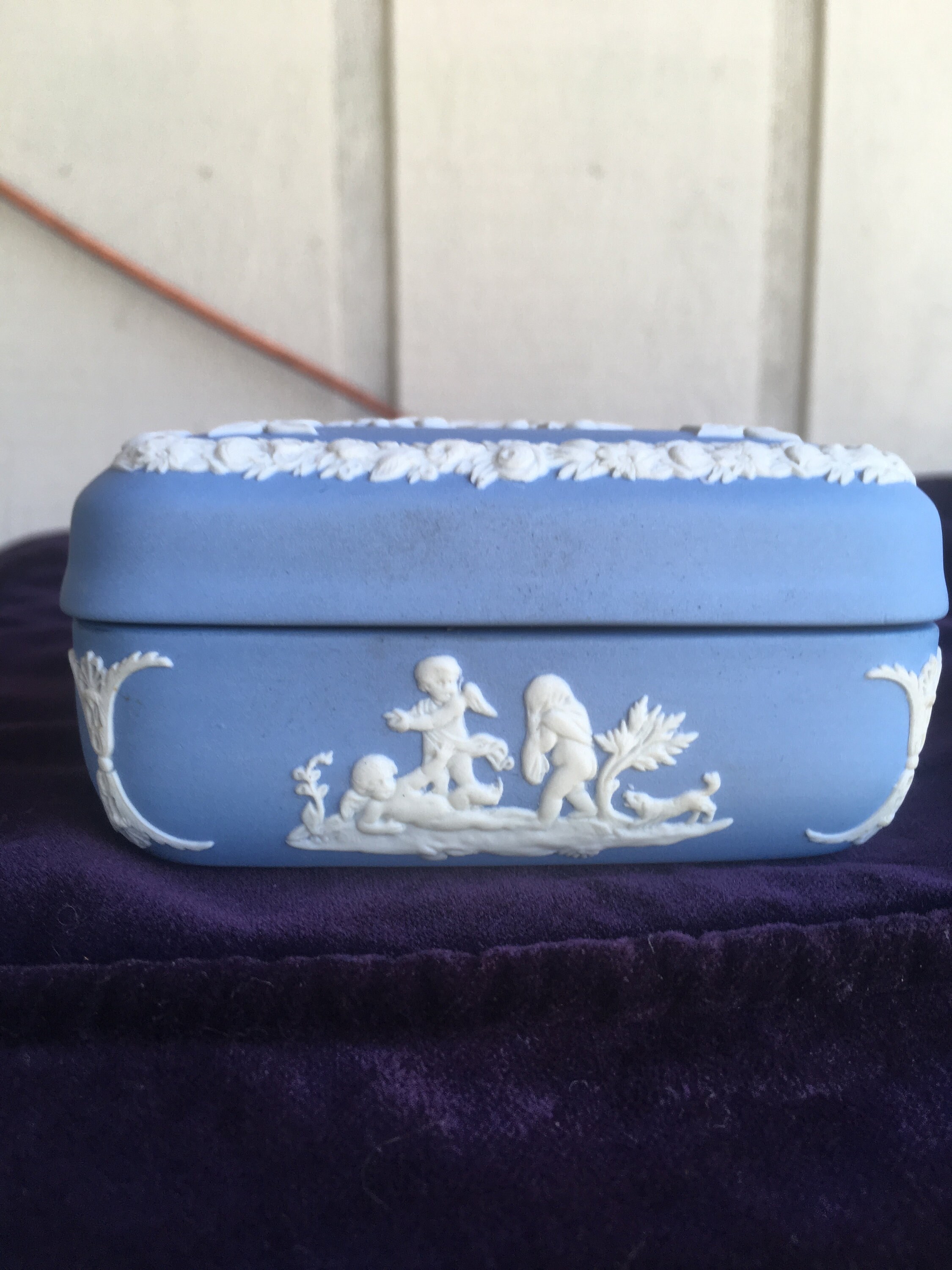 Vintage Wedgwood Made in England Jewelry Box Etsy