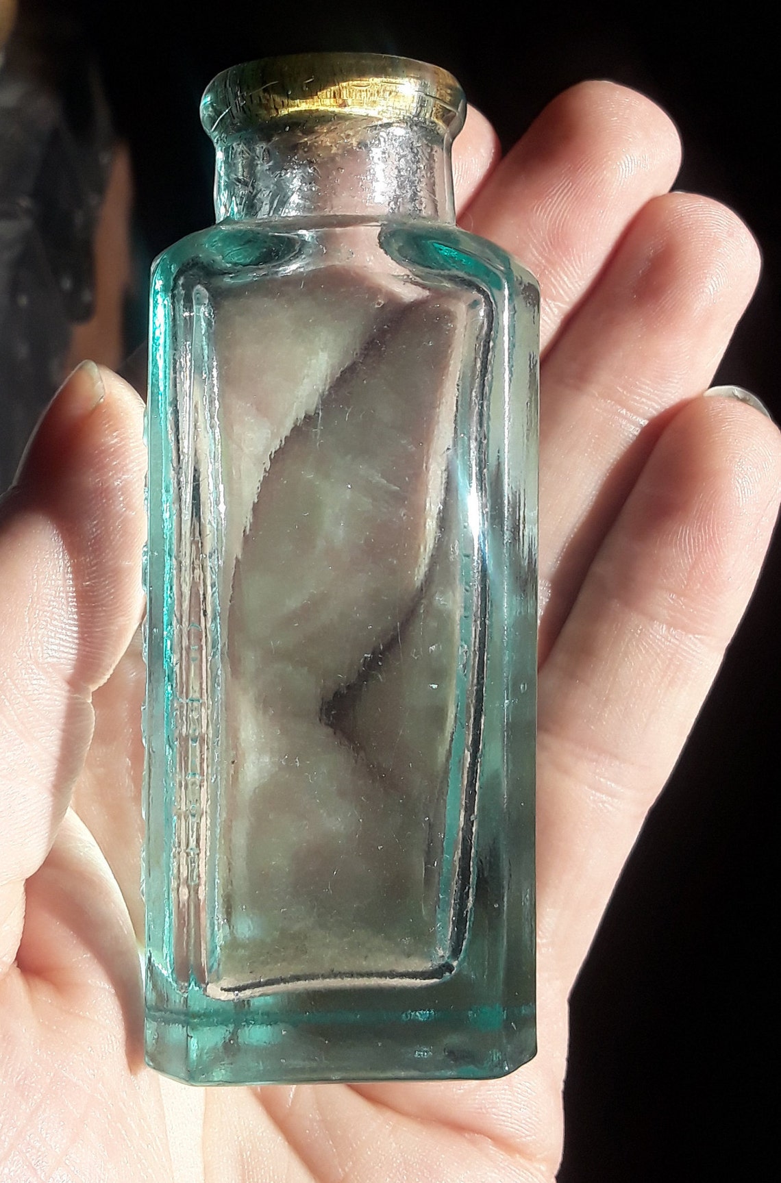 Antique des années 1880 Doctor Marshalls Catarrh Snuff Glass Etsy