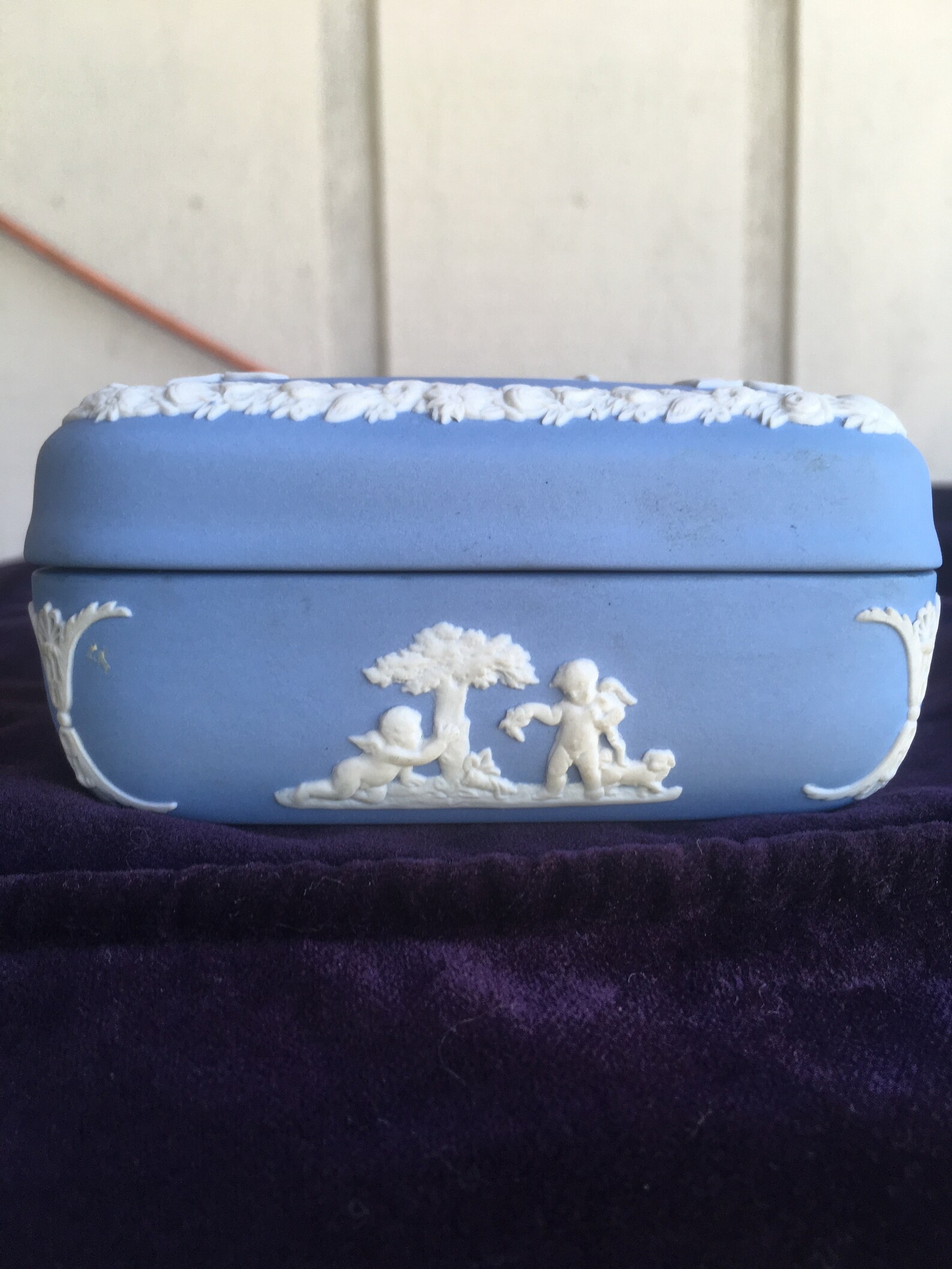 Vintage Wedgwood Made in England Jewelry Box Etsy