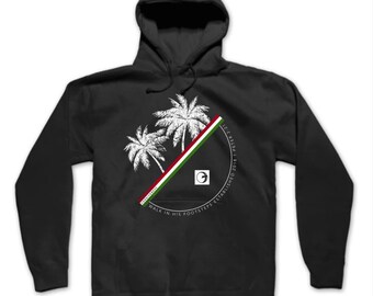 Men's Christian Palm Tree Hoodie, Sacrifice Forgiveness Growth