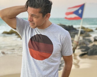 Sunset Colorblock Christian T-Shirt – Premium Unisex Cotton Tee