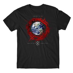 Crown of Thorns Hoodie. John 3:16 Hoodie. Crown of Thorns Shirt. Men's Christian Tee. Christian Apparel. Christian Clothing. Jesus Hoodie.