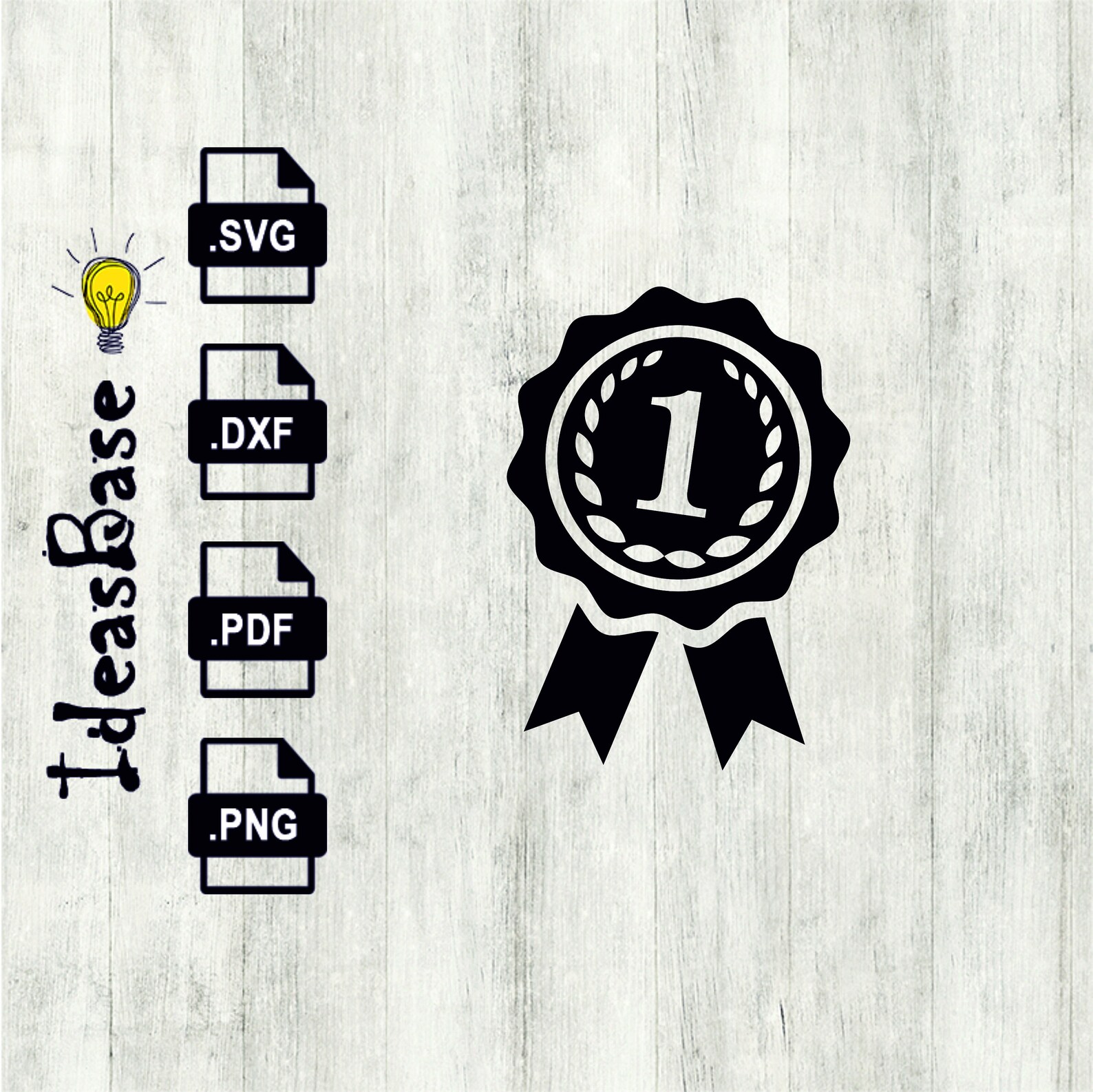 First place winner svg file SVG Vector JPG PNG Clip art | Etsy