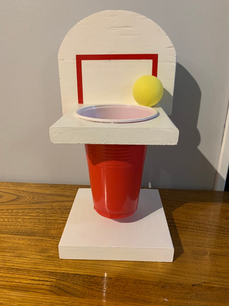 Basketball Beer Pong Game Etsy