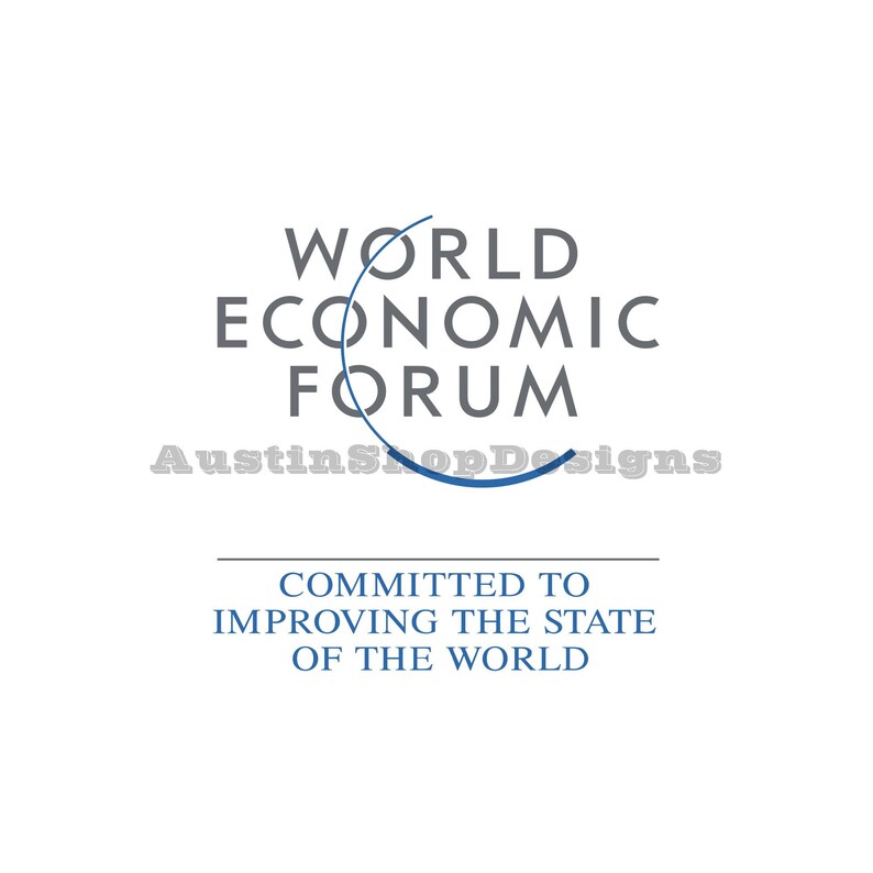 World Economic Forum Logo Svg Dxf Eps Pdf Png Cricut Cutting Etsy