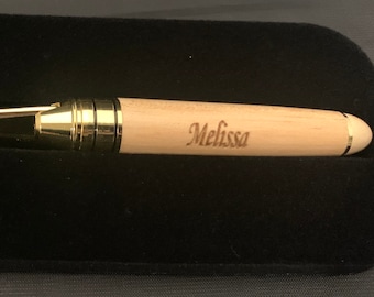 Bambus Brieföffner mit Gravur - Personalisiertes Geschenk aus Holz
