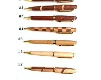 PERSONALIZED Engraved Wooden Pen, Rosewood, monogramed multicolor pens