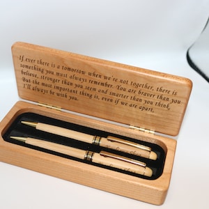 Executive Wood Pen Set Engraving, Pen Box, Monogrammed, ready to ship fast shipping