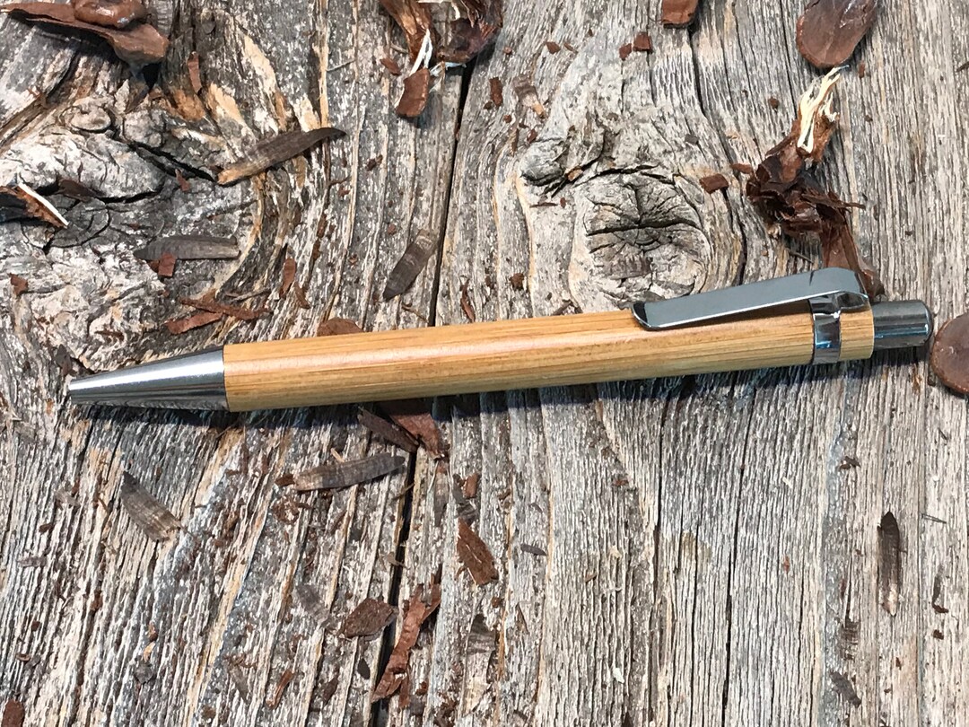 Engraved Pen, Will Never Be Erased, Monogrammed Executive Bamboo Pen