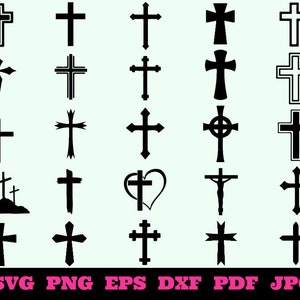 Cross svg file/ Cross clipart/ Crosses svg file/ Faith svg/ Christian svg/ Catholic svg/ Cross silhouette/ Cross cricut/ Cross cut file