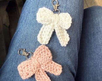 Coquette Bow Keychain Charm