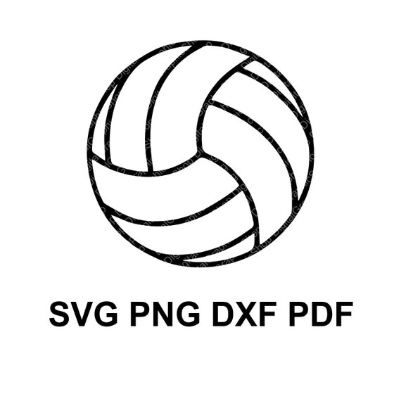 Volleyball Svg Sports Ball Svg Volleyball Clipart Etsy
