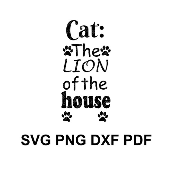 Cat Quotes Svg Cat Lovers Gift Png Printable Sayings Pet Etsy