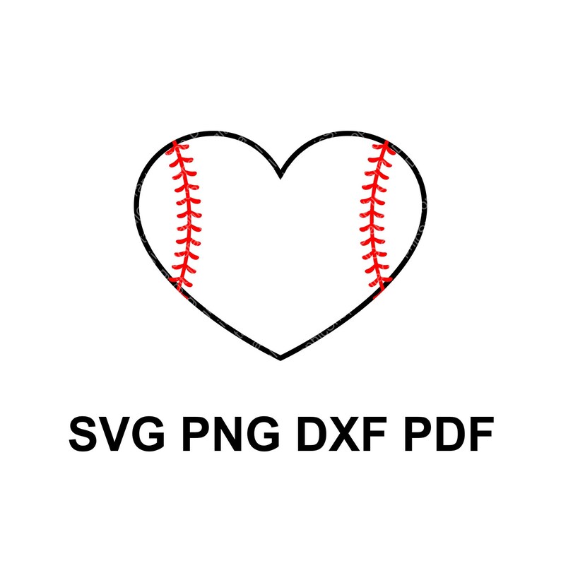 Free Free 156 Free Baseball Heart Svg SVG PNG EPS DXF File