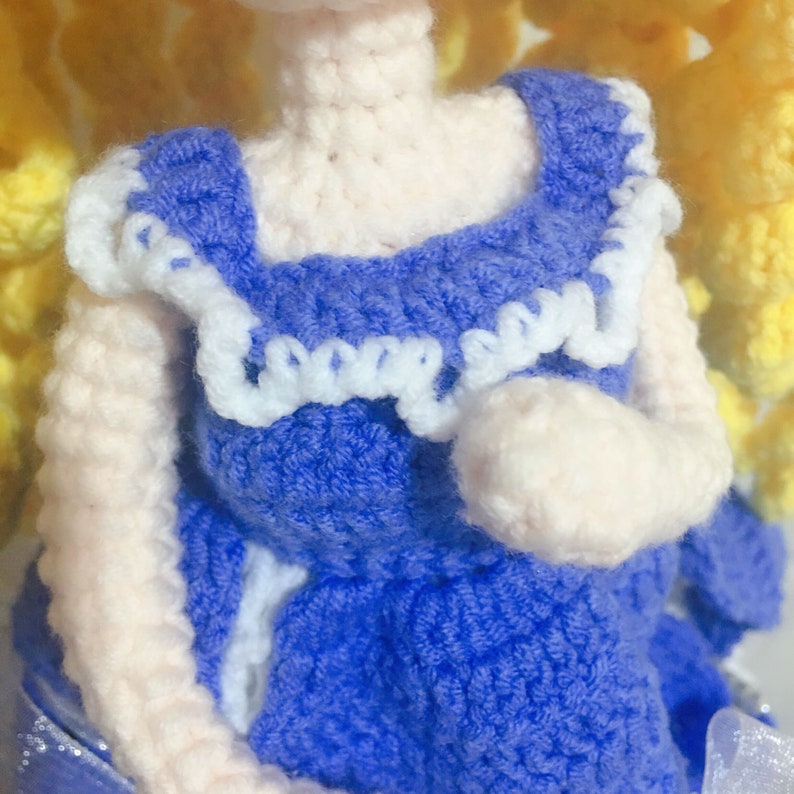 Crochet Princess Doll Purse Shoulder Bag Pattern Instant Etsy
