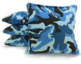 Camouflage-All Weather Set of 8 Regulation Size Corn Hole Bags - Top Quality!-Resin Filled!