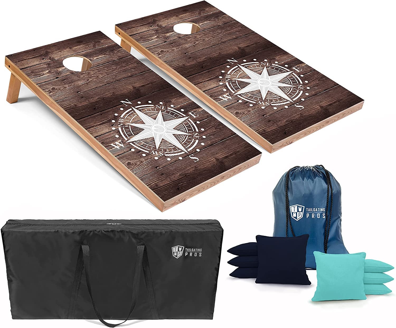 Monogramed Led Compact Monogrammed Cornhole Boards LED Ring Lights Regulation Set Monogrammed ...