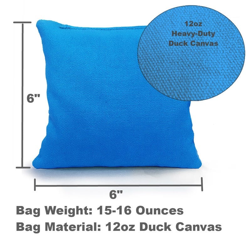 Cornhole Bagsset of 8 Regulation Sizetop Qualitycorn Etsy