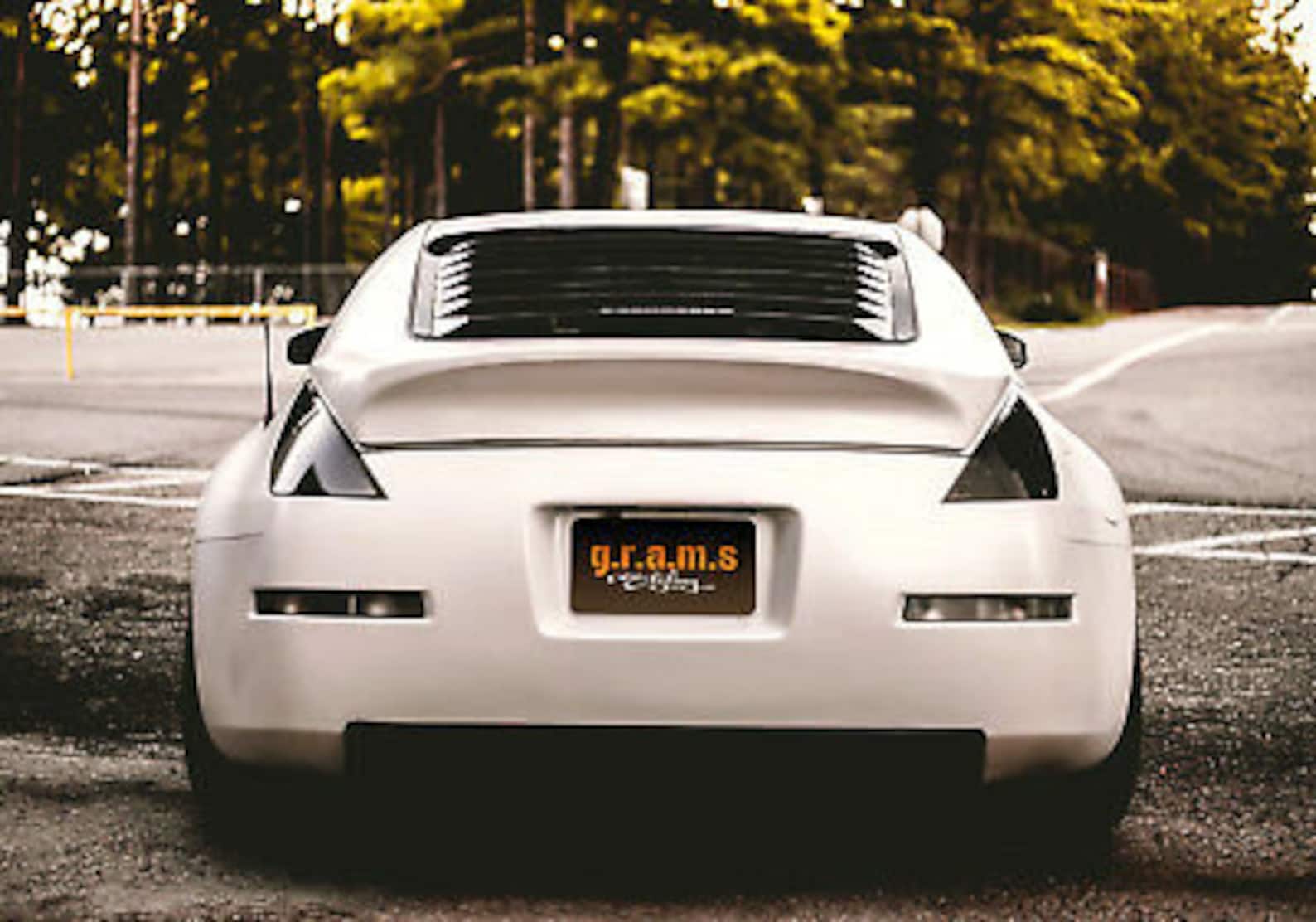 Rear Window Louvers to Fit Nissan 350z Z33 V8 Etsy