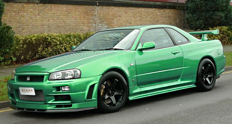 Z Tune Style Side Skirts For Nissan Skyline R34 Gtr Bodykit Etsy