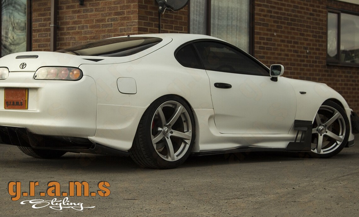 Toyota Supra mk4 Gloss Side Steps Side Skirt Extensions for Etsy