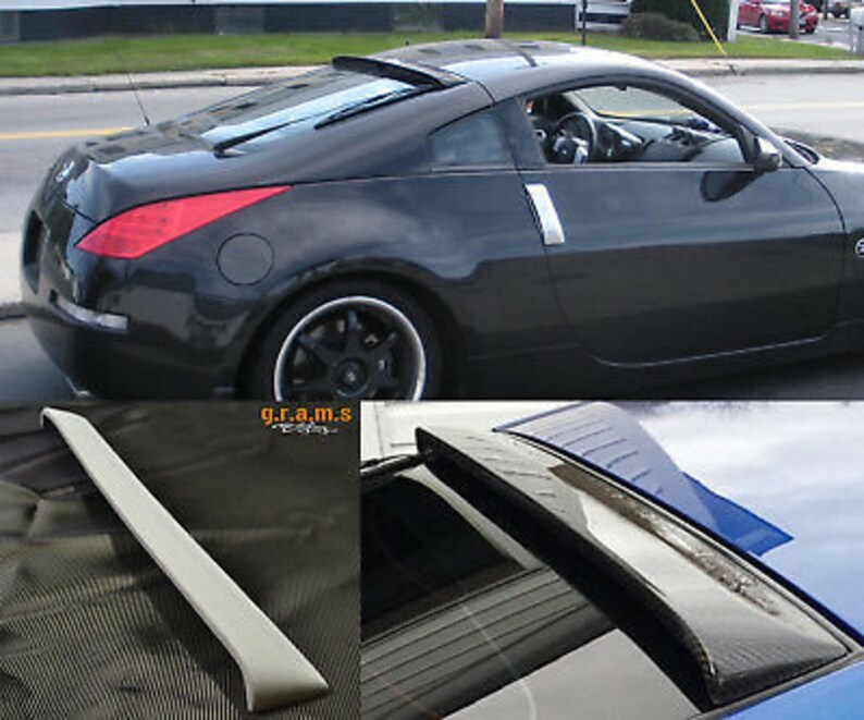 Carbon roof spoiler to fit nissan 350z z33 fairlady coupe v8 Etsy