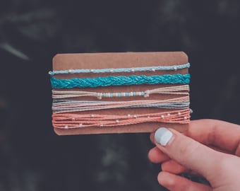 Spring Waterproof String Bracelet Set