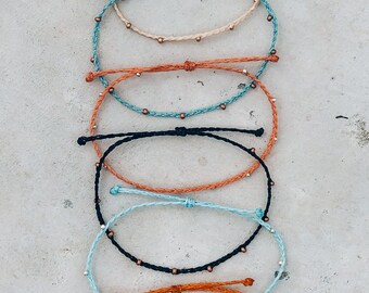 Anklet || Waterproof String Delicate Beaded Anklet