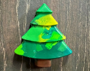 Christmas Tree Crayons