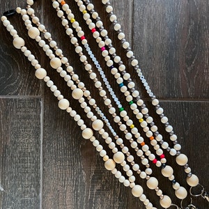 Boho Lanyards, Breakaway Lanyard,  Wooden Bead Lanyard, Badge Lanyard, Teacher Lanyard, Nurse Lanyard