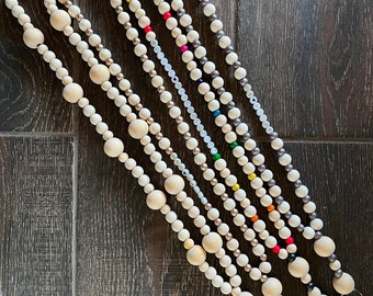 Boho Lanyards, Breakaway Lanyard,  Wooden Bead Lanyard, Badge Lanyard, Teacher Lanyard, Nurse Lanyard