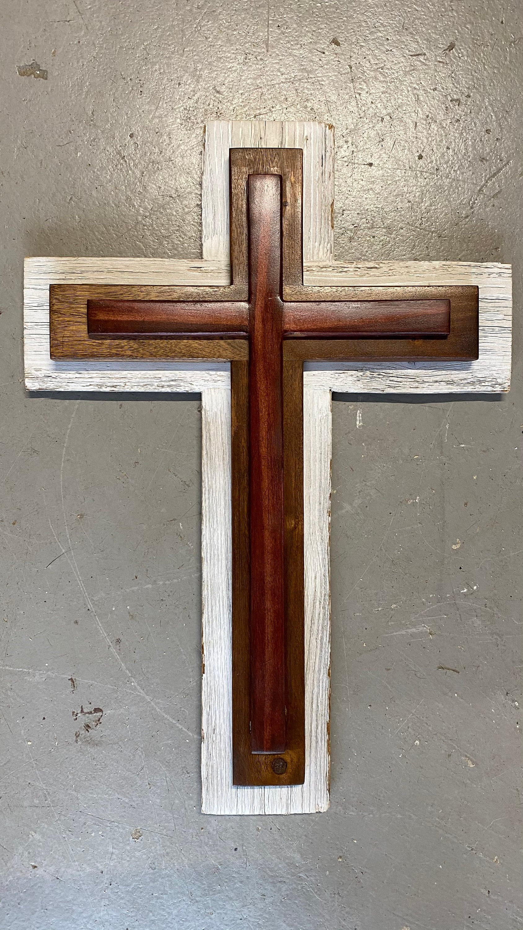 20x14 Wooden Cross Wall Hanging Etsy