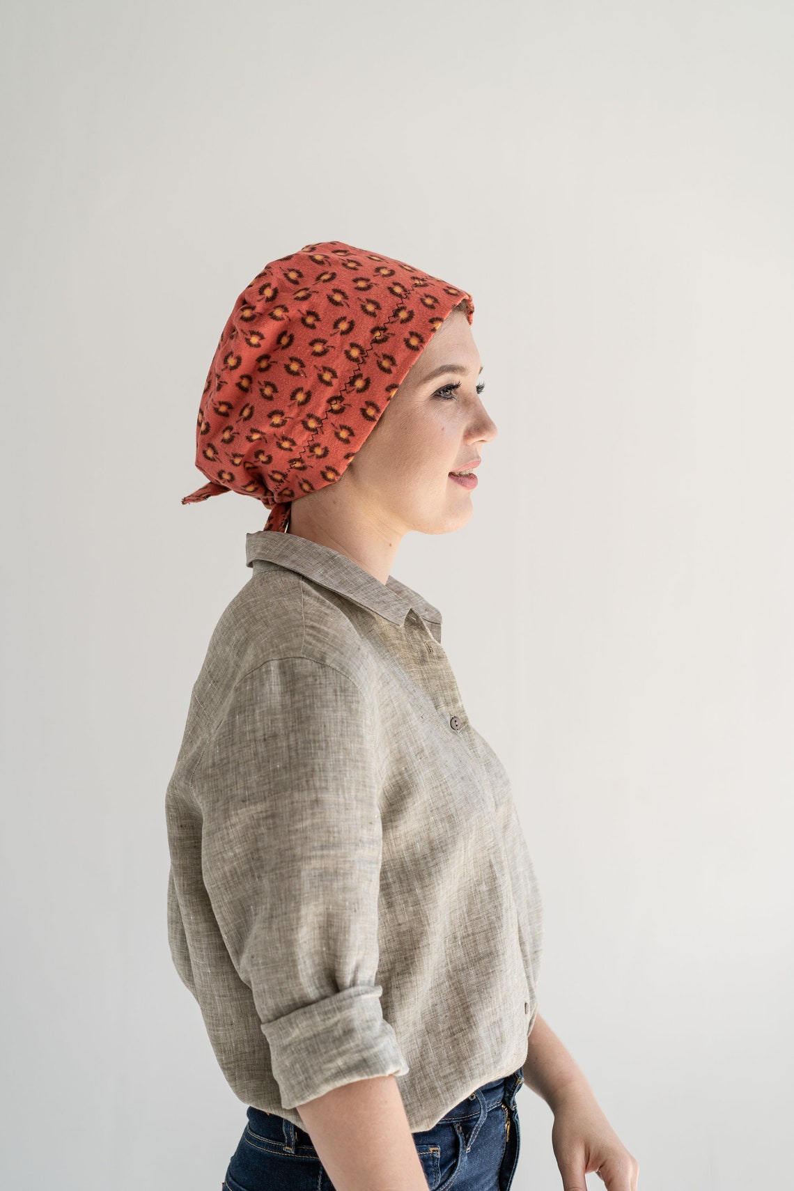 NURSE CAP pattern PDF Scrub cap tutorial surgical hat sewing Etsy