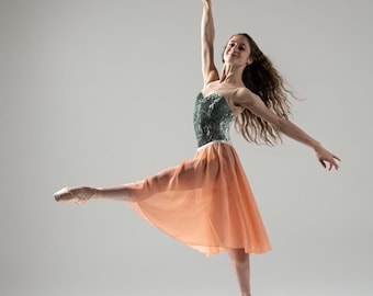 Aurora Custom | Full Circle Pull-On Ballet Skirt