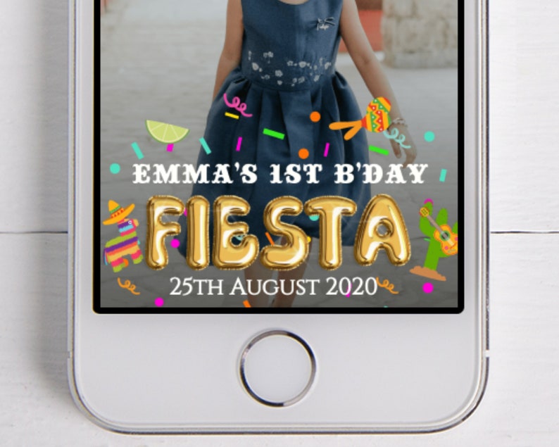 download Any Age Easy to use edit and submit today Birthday snapchat Filter fiesta Mexican design Instant download Geofilter