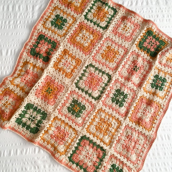 Crochet Pattern - Larksfoot Granny Blanket