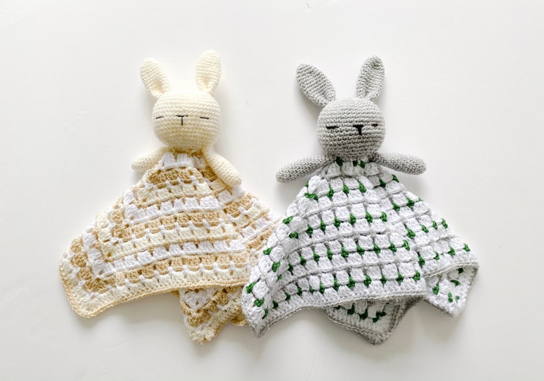 Crochet Pattern Bunny Baby Lovey image 1