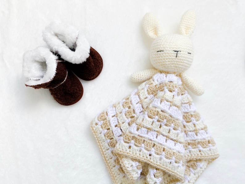 Crochet Pattern Bunny Baby Lovey image 10