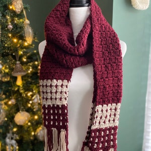 Crochet Pattern - Block Stitch Scarf
