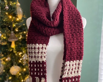 Crochet Pattern - Block Stitch Scarf