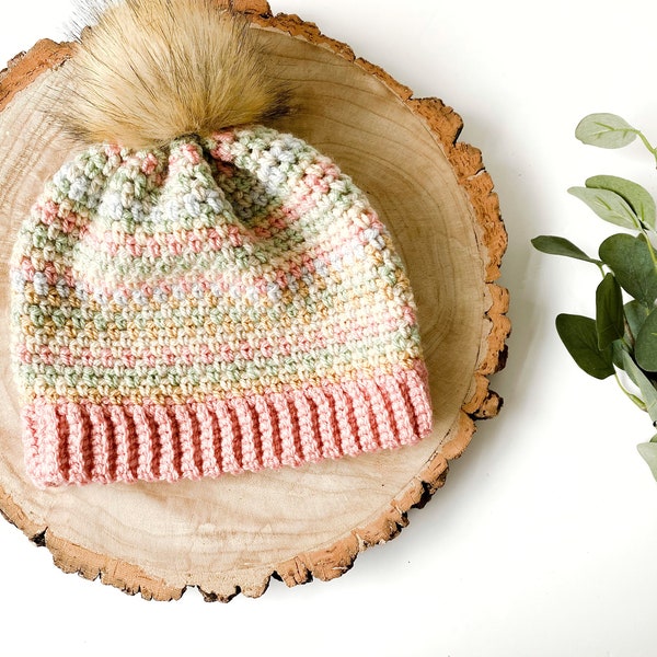 Crochet Pattern - Marlberry Beanie Hat