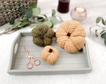 Crochet Pattern - Herringbone Pumpkin