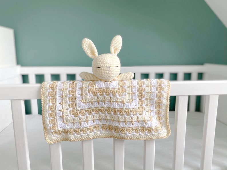 Crochet Pattern Bunny Baby Lovey image 7