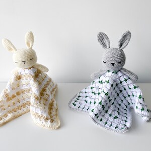 Crochet Pattern Bunny Baby Lovey image 9