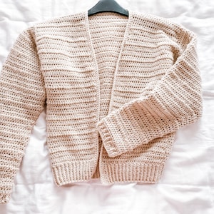 Crochet Pattern - Peony Cardigan